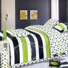 Blancho Bedding - [Green Olive] 100% Cotton 5PC Comforter Set (King Size)