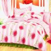 Blancho Bedding - [Pink Chrysanthemum] 100% Cotton 5PC Comforter Set (Full Size)