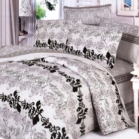 Blancho Bedding - [Pale Purple Classic] 100% Cotton 5PC Comforter Set (Full Size)