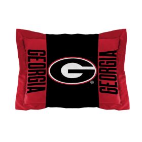 Georgia OFFICIAL NCAA "Modern Take" Twin Comforter & Sham Set;  64" x 86"