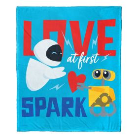 Wall-E; Love At First Spark Aggretsuko Comics Silk Touch Throw Blanket; 50" x 60"